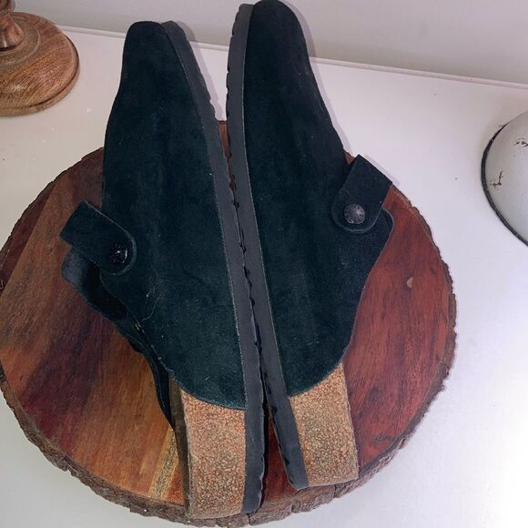 BIRKENSTOCK 11.5 Boston Soft Footbed Suede Leather Sandal EU 45 - Picture 7 of 14